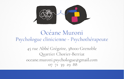 Océane Muroni | Psychologue Clinicienne, Psychothérapeute Grenoble Psychologue à Grenoble