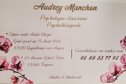 Manchon Audrey, Psychologue à Fayence
