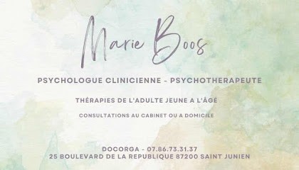 Marie Boos Psychologue, Psychothérapeute à Saint-Junien