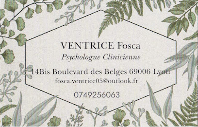 Psychologue Lyon 6- Fosca Ventrice Psychologue à Lyon 06