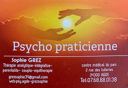 Psychopraticienne-grezsophie, Psychanalyste à Agde