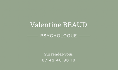 Valentine Beaud - Psychologue Clinicienne / Psychothérapeute Psychologue à Lyon 09