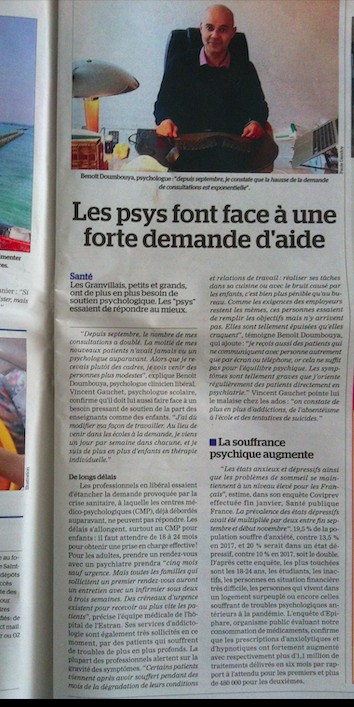 Benoît Doumbouya - Psychologue, clinique du travail, victimologie et psycho-traumatisme, Psychologue à Granville