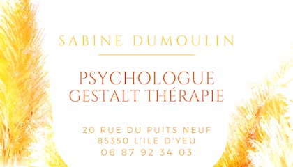 Sabine Dumoulin, Psychologue à L'Île-d'Yeu