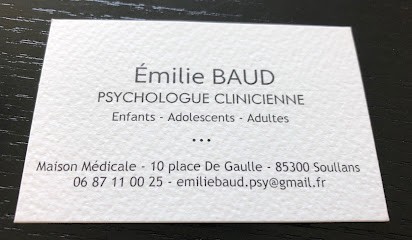 Émilie BAUD, Psychologue à Soullans