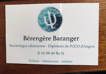 Psychologue Bérengère Baranger, Psychologue aux Sables-d'Olonne