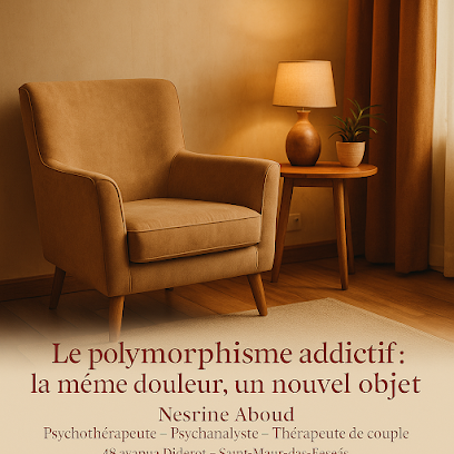 Nesrine Aboud Cabinet De Psychothérapie Et Psychanalyse, Thérapie De Couple Et Familiale Psychothérapeute à Saint-Maur-des-Fossés
