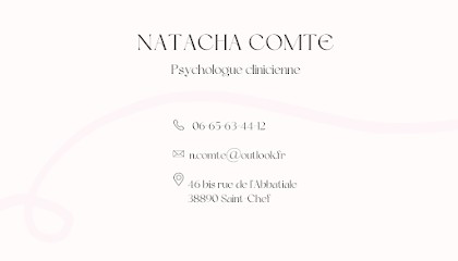 Natacha Comte, Psychologue à Saint-Chef