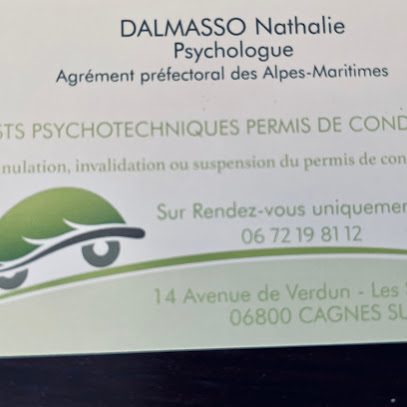 Dalmasso - Test Psychotechnique Permis, Psychologue à Cagnes-sur-Mer