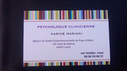 Mariani Karine, Psychologue à Labrit