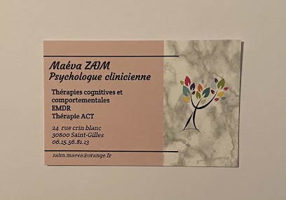 Maéva ZAIM psychologue TCC, Psychologue à Saint-Gilles
