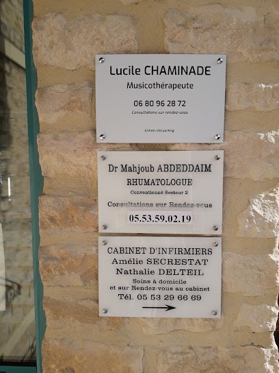 Cabinet de Musicothérapie Lucile Chaminade (thérapie par les sons, thérapie par le chant, chant prénatal et massage bébé), Psychothérapeute à Sarlat-la-Canéda